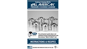 All American Instruction and Recipe Book No. 74