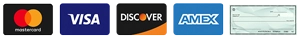 We accept all major credit cards