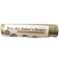 Superb Bakers Dozen Canning Lids Wide Mouth