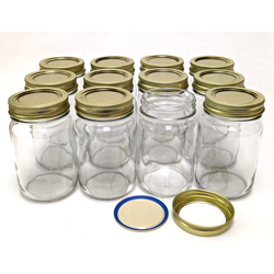 Superb Regular Mouth Pint Jars