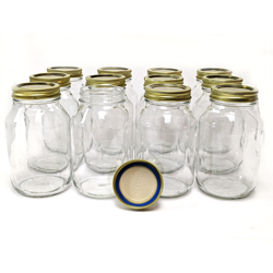 Superb Regular Mouth Quart Jars